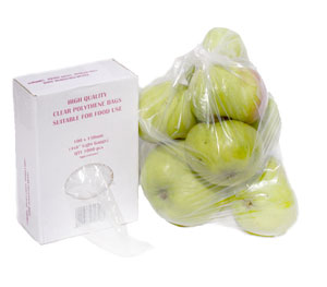 POLYTHENE CLEAR PLASTIC FOOD USE BAGS 100g